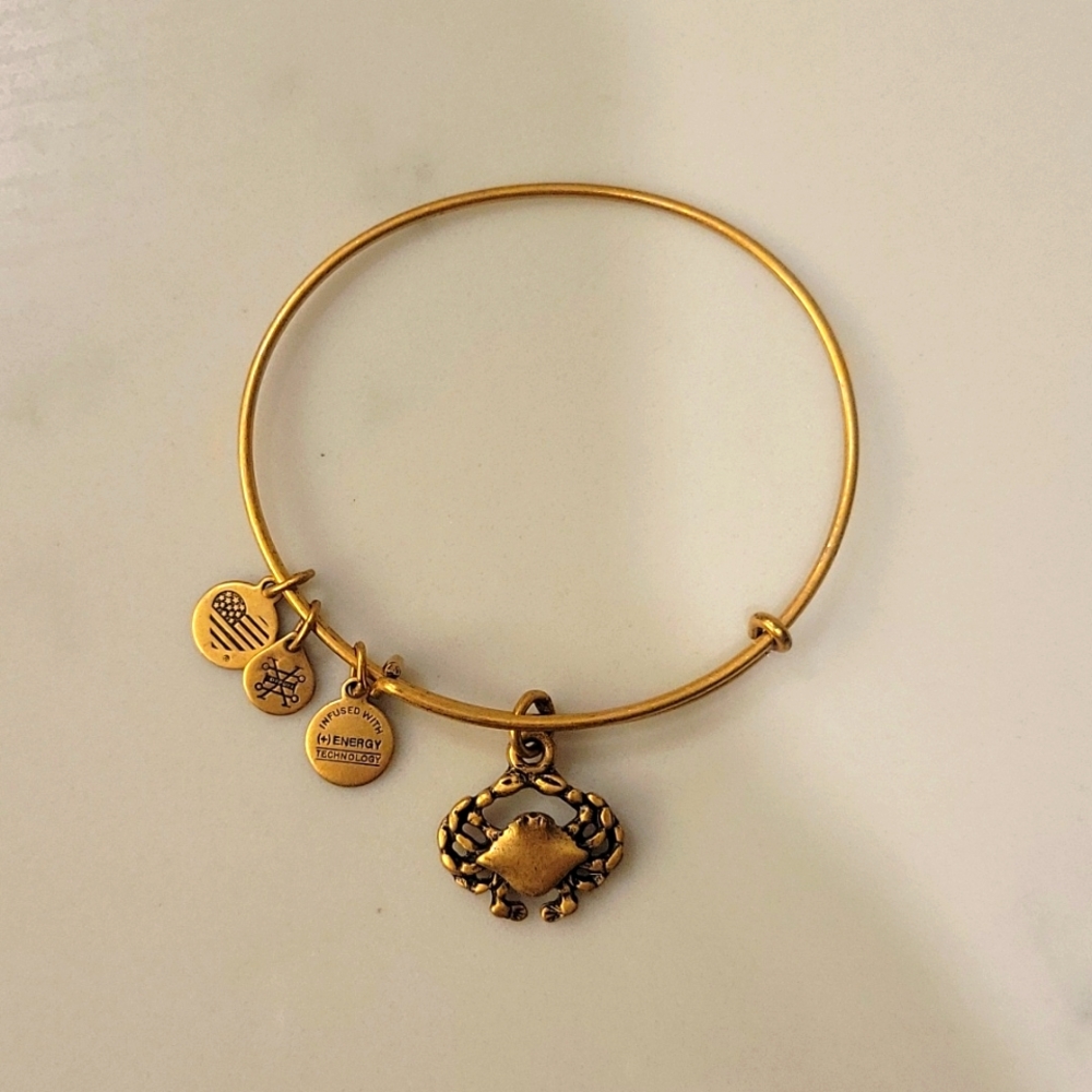 Alex and Ani crab braclet